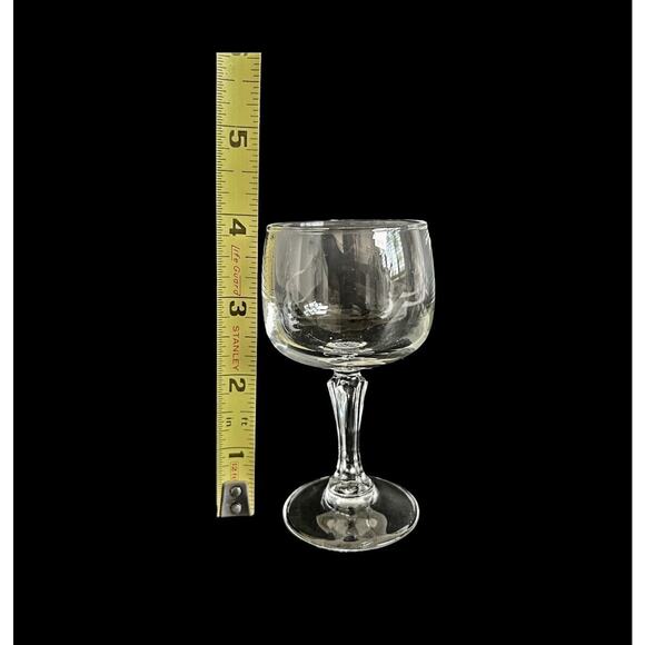 Stemmed Cordial Glasses Mini 4" Tall Set of 5 Barware Liquor Drinkware Wine 2 oz - Picture 10 of 10